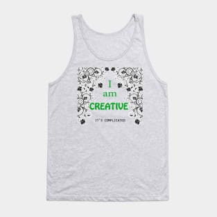 I AM CREATIVE. Tank Top